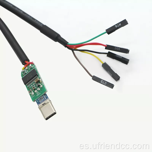 PL232RL/RS232 personalizado Tipo-C al cable DuPont FTDI